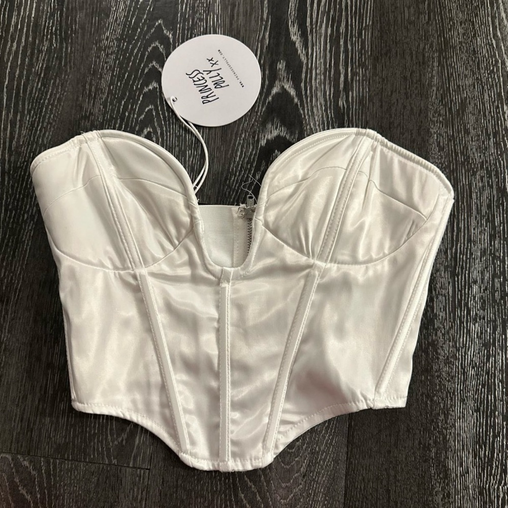 White Princess Polly Bustier Top